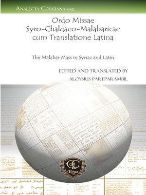 cover image of Ordo Missae Syro-Chaldaeo-Malabaricae cum Translatione Latina
